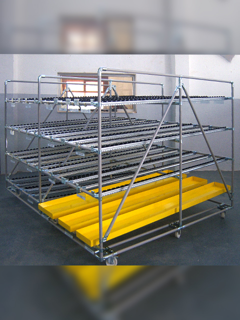 CHARIOTS  ET MOYENS DE MANUTENTION<br />Rack d’approvisionnement