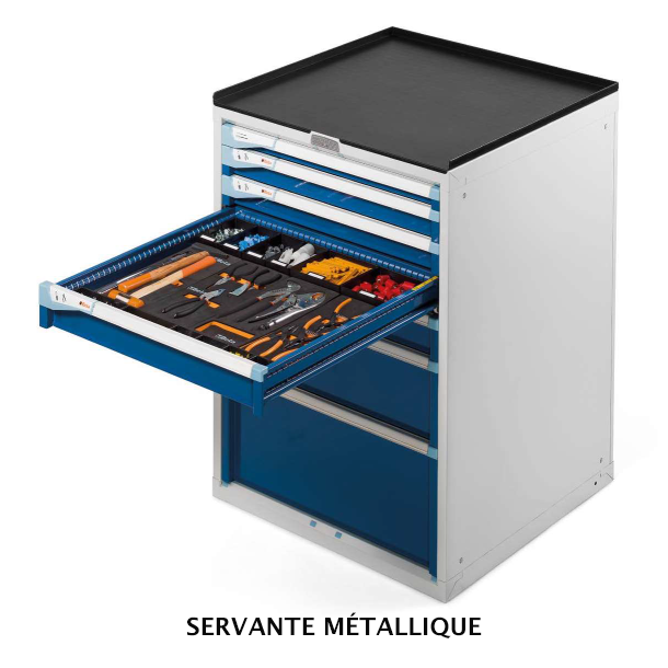 DIVISION MÉTALLIQUE<br />Servante métallique