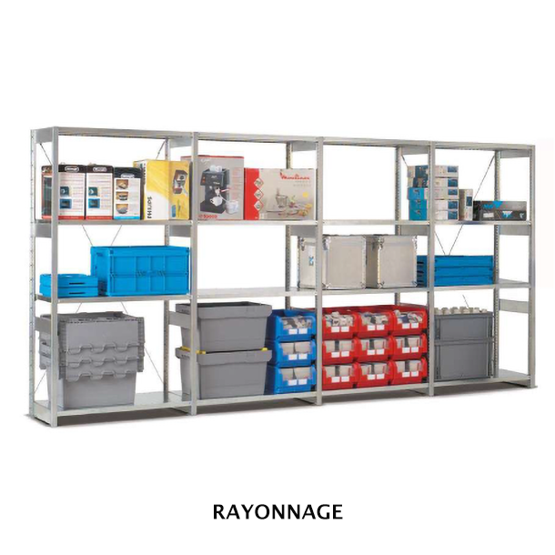 DIVISION MÉTALLIQUE<br />Rayonnage