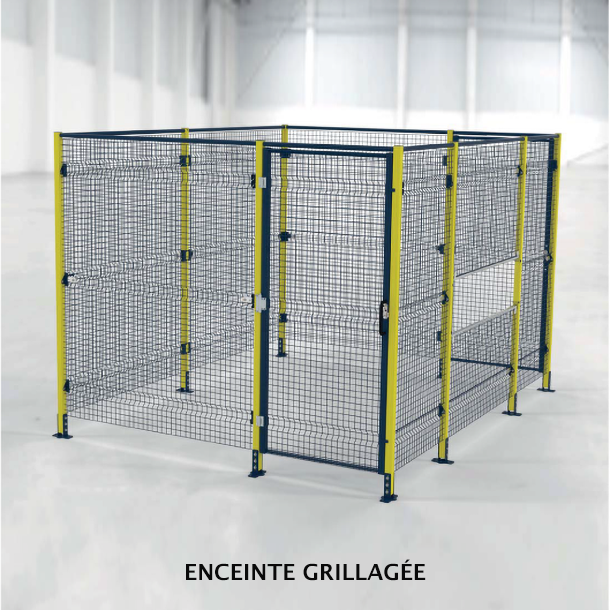 DIVISION MÉTALLIQUE<br />Enceinte Grillagée